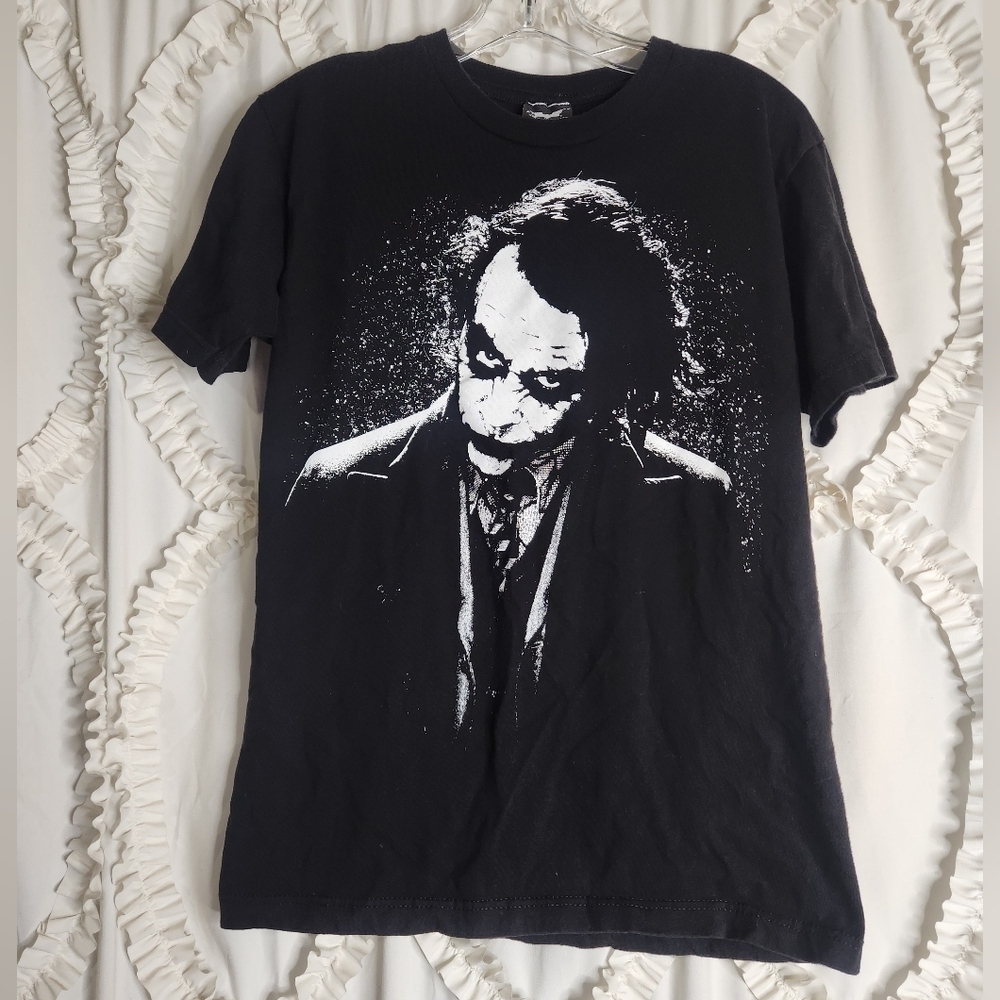 Vintage 2000’s The Dark Knight Heath Ledger Joker T-Shirt Sz Medium Cotton
